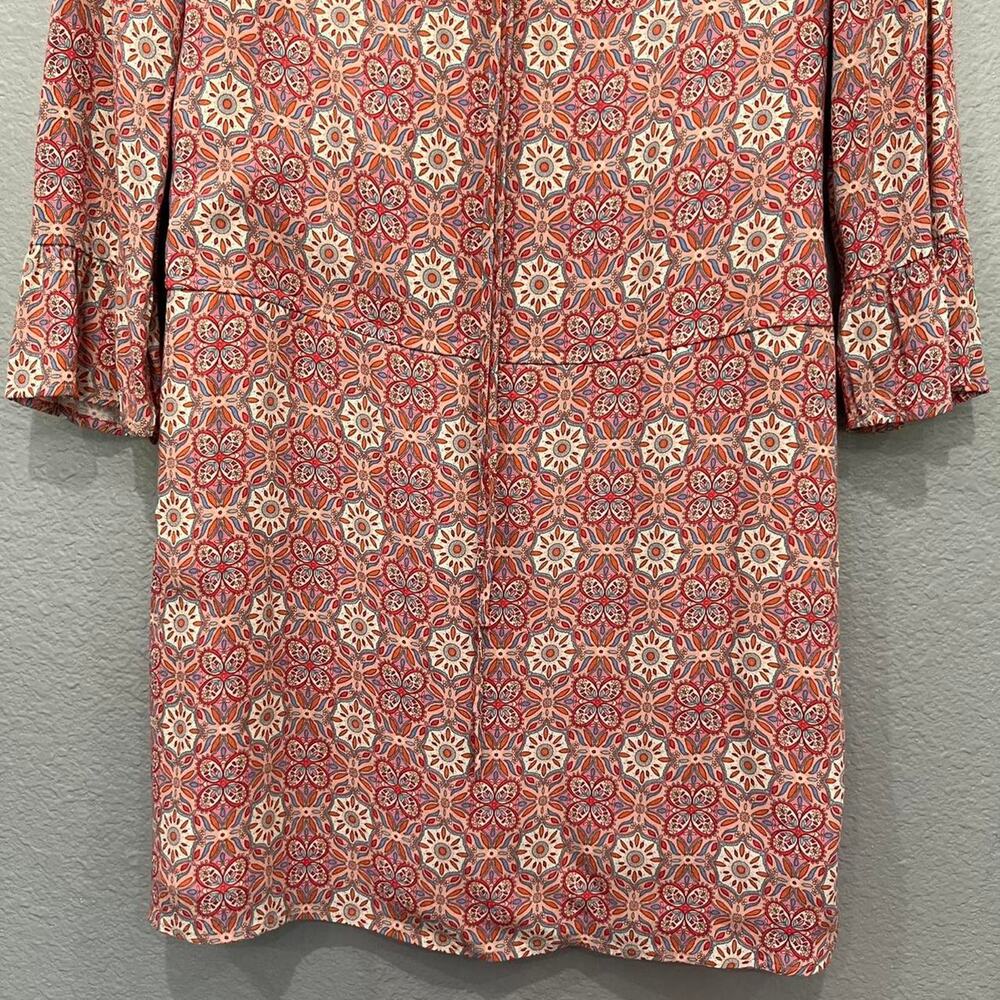 Pink floral boho knee length - Picture 6 of 6